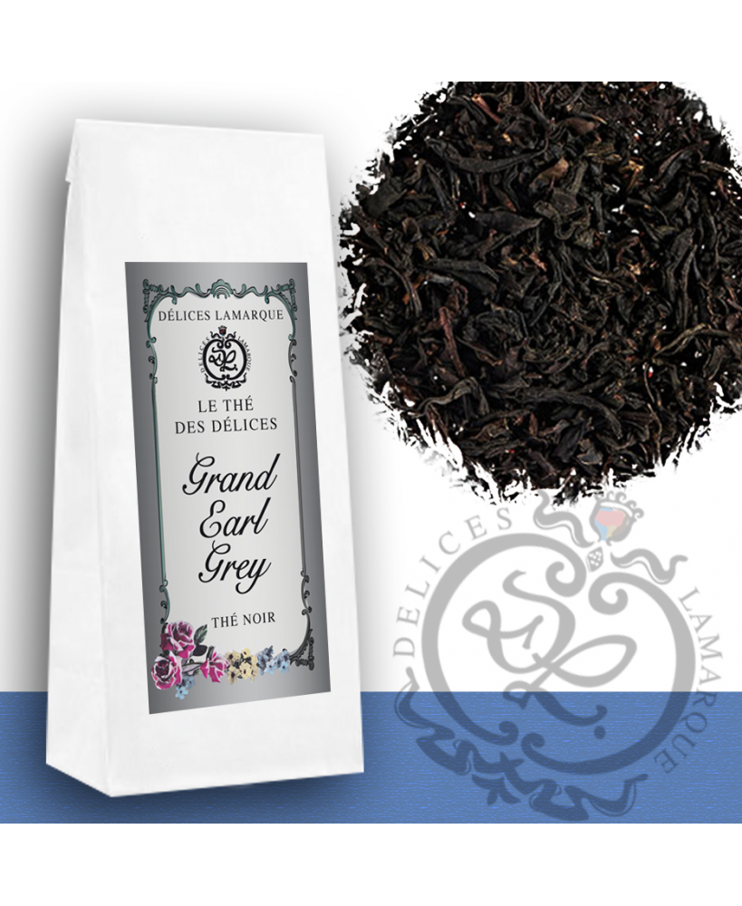 Earl-grey milady, thé noir sachets individuels