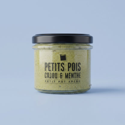 Tartinable petits pois, cajou et menthe Maison Bigand