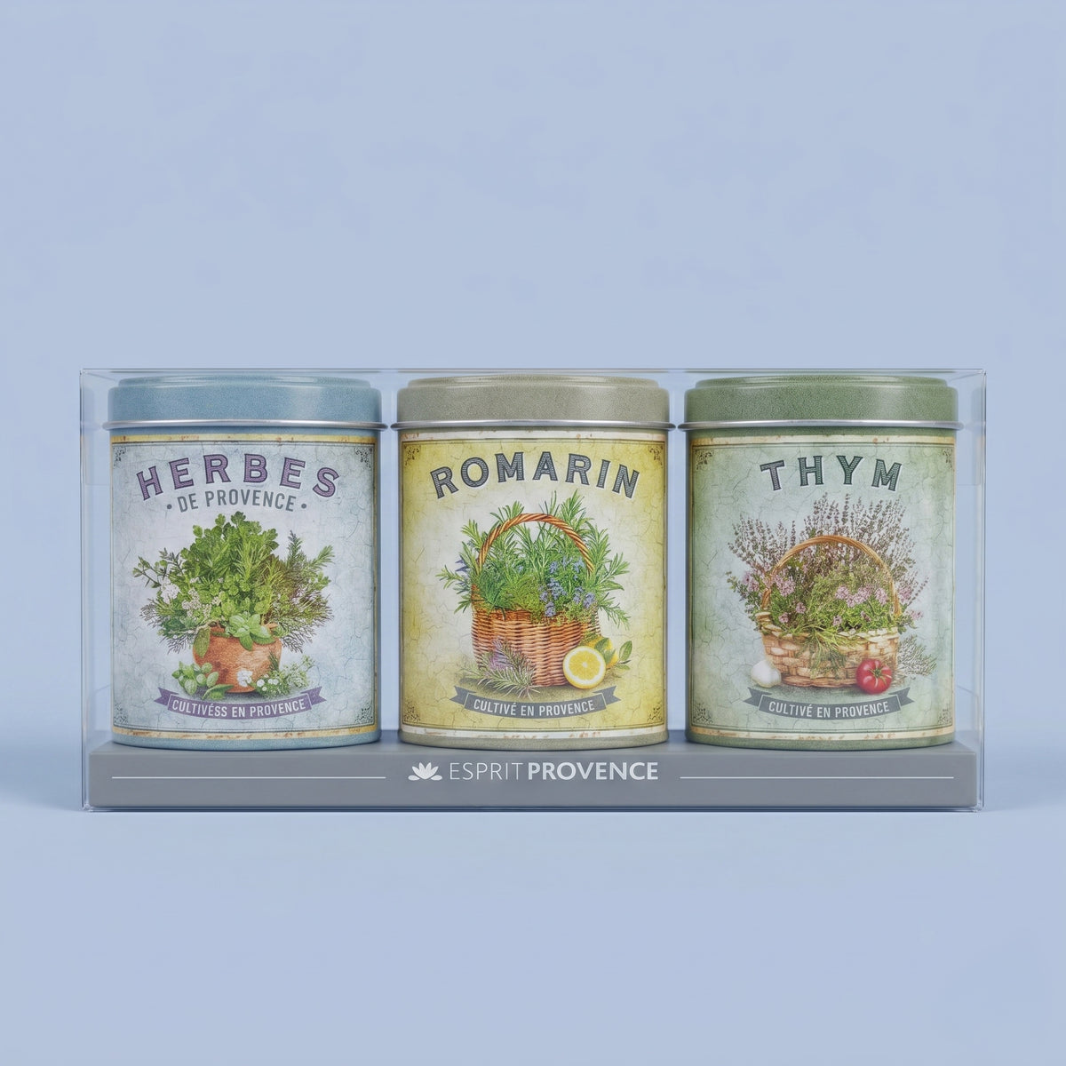 Coffret trio d'herbes aromatiques - Esprit Provence