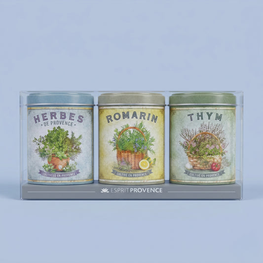 Coffret trio d'herbes aromatiques - Esprit Provence