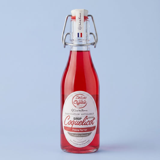 Sirop au Coquelicot Artisanal Délices de la Cigale - 25 cl