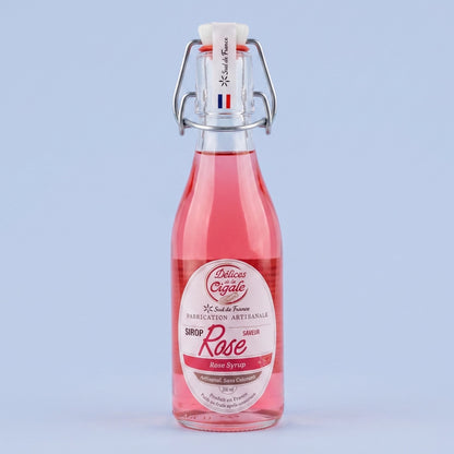 Sirop de Rose Artisanal de Provence - Délices de la Cigale (25 cl)