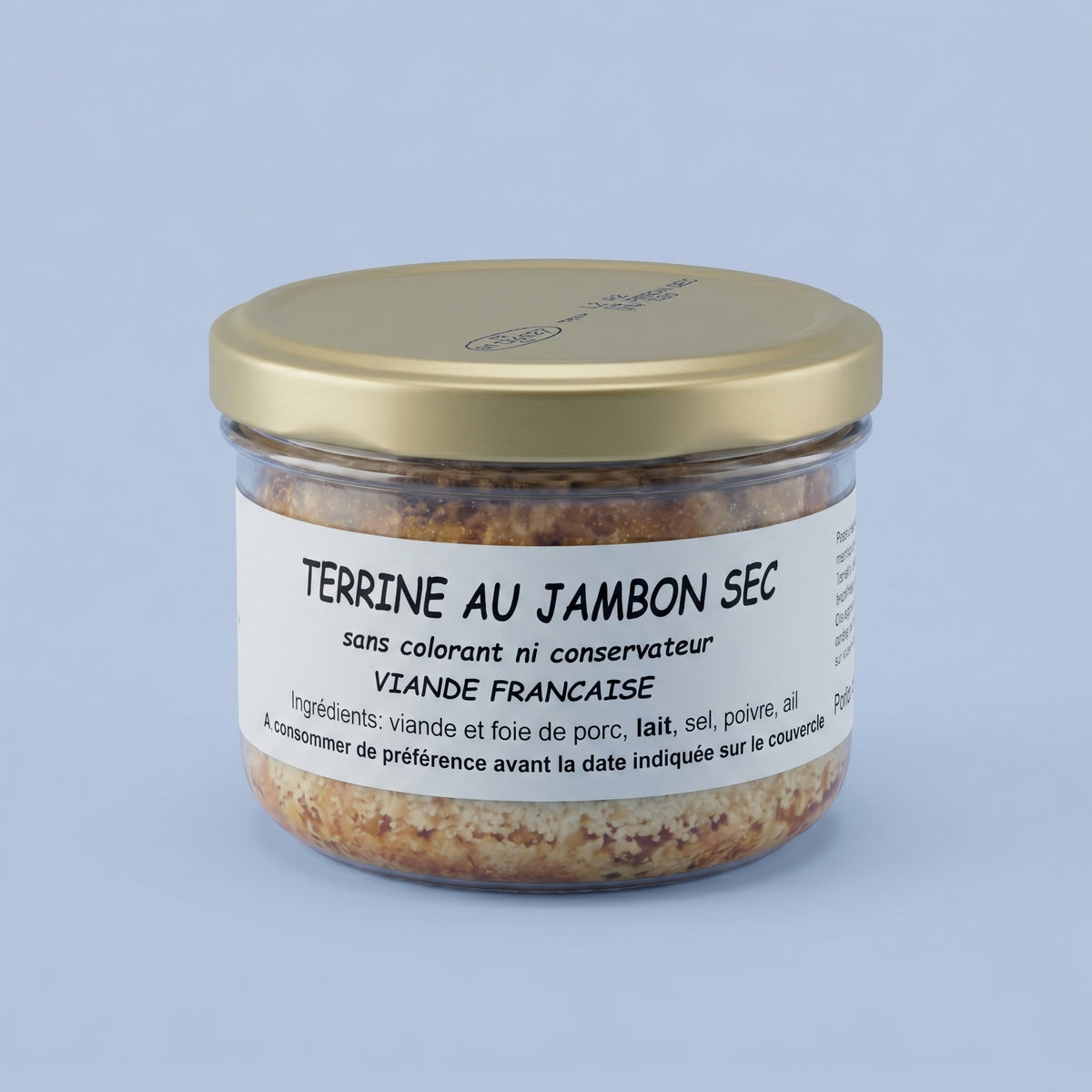 Terrine au jambon sec artisanale - France