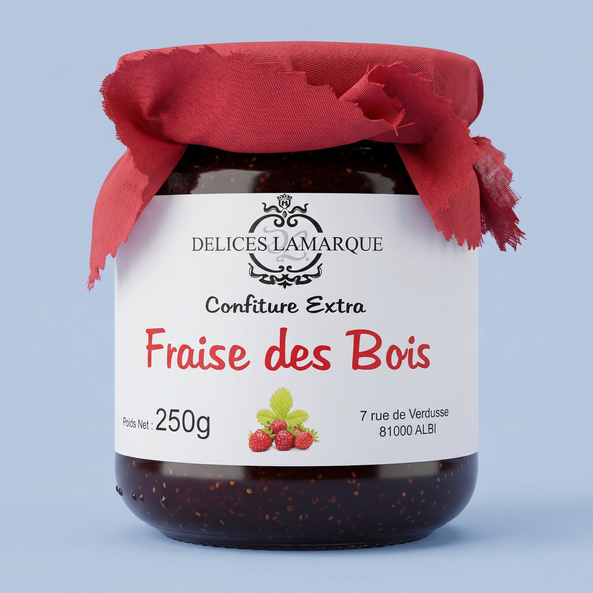 Confiture Extra Fraise des Bois
