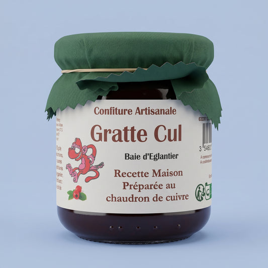 Confiture artisanale Gratte-Cul baie d'Églantier
