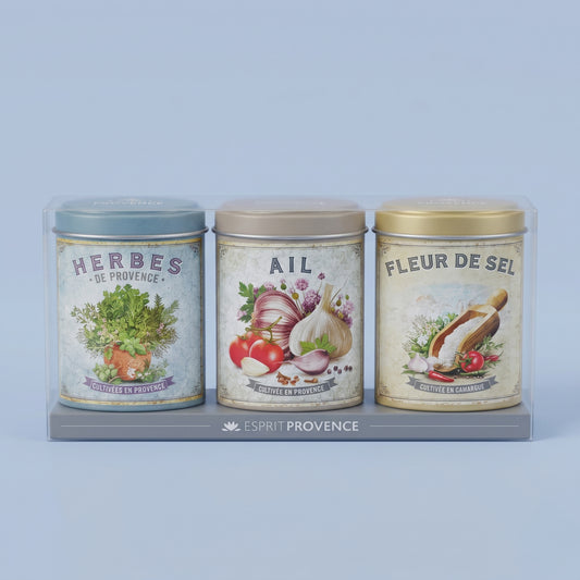 Coffret aromates et sel de Camargue - Esprit Provence