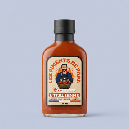 Sauce Italienne aux accents méditerrannées - piquant léger - Les piments de papa
