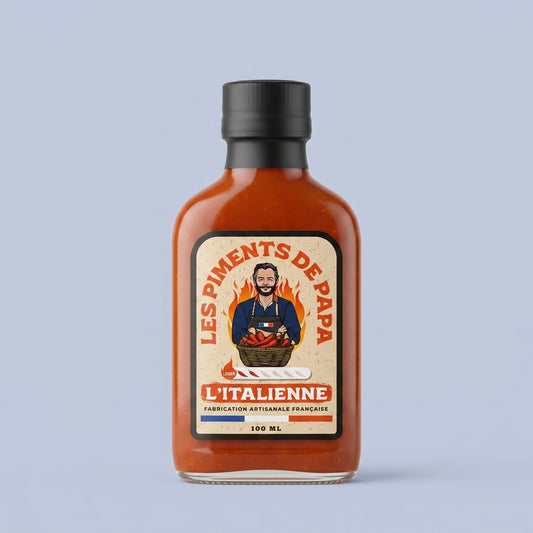 Sauce Italienne aux accents méditerrannées - piquant léger - Les piments de papa