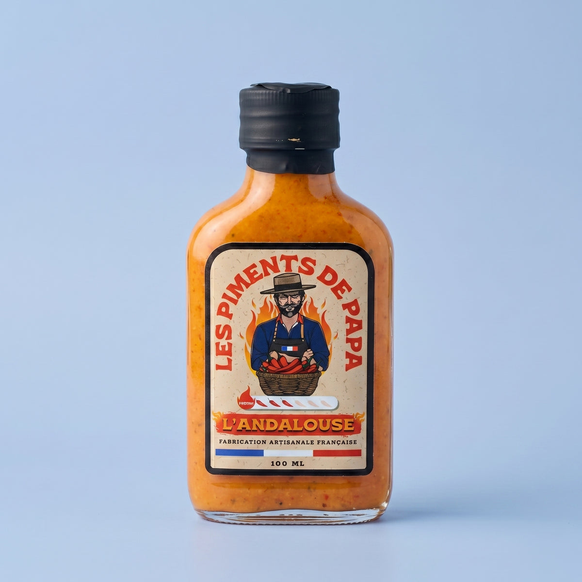 Sauce piquante L'Andalouse, les Piments de Papa