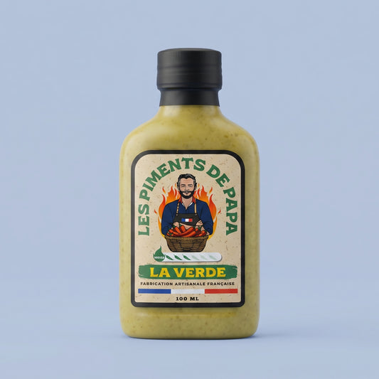 Sauce piquante verte La Verde - Les piments de papa