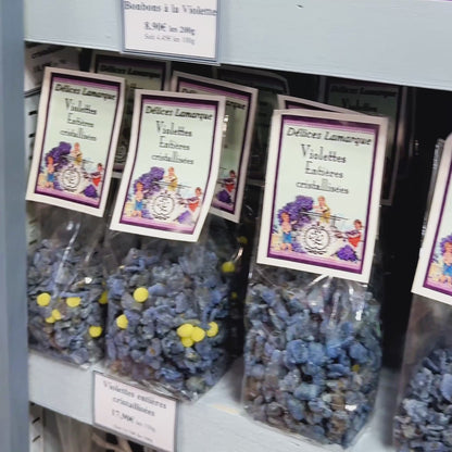 Violettes cristallisées - Fleurs comestibles pour pâtisserie | Délices Lamarque