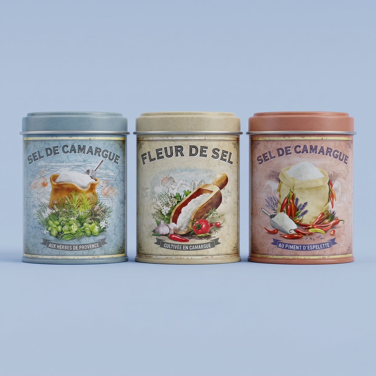 Coffret trio de sels de Camargue - Esprit Provence