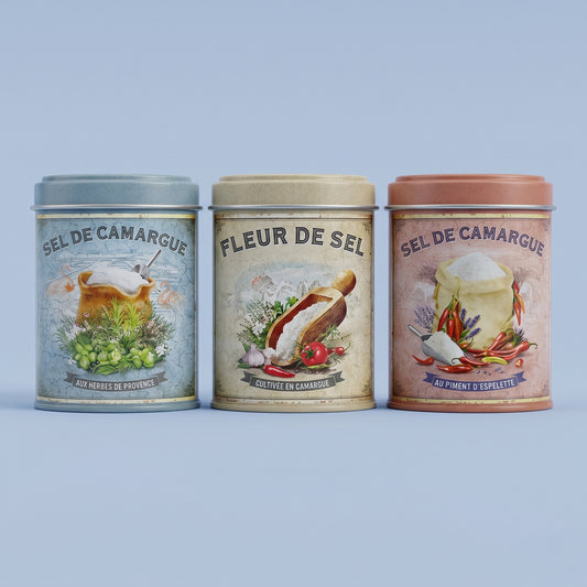 Coffret trio de sels de Camargue - Esprit Provence