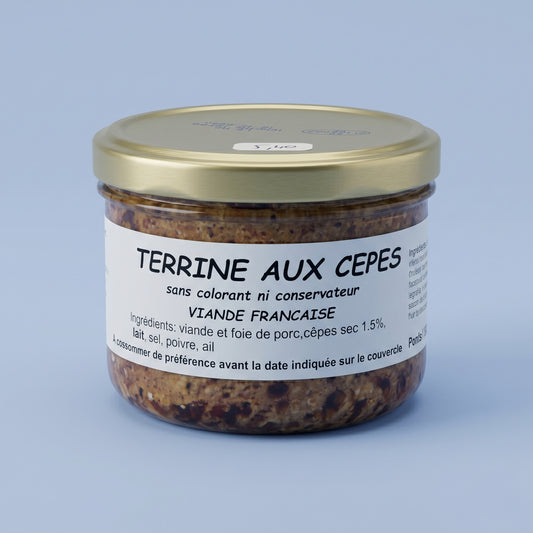 Terrine aux cepes