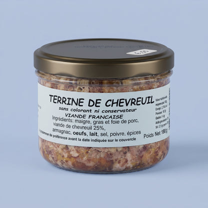 Terrine de chevreuil artisanale