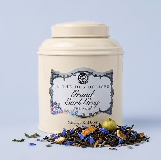boite de thé earl grey, melange earl grey delices lamarque