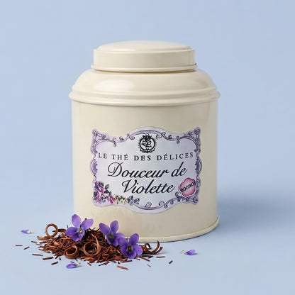 Douceur de Violette – The Rooibos, Pétales de Violette – boîte 100g