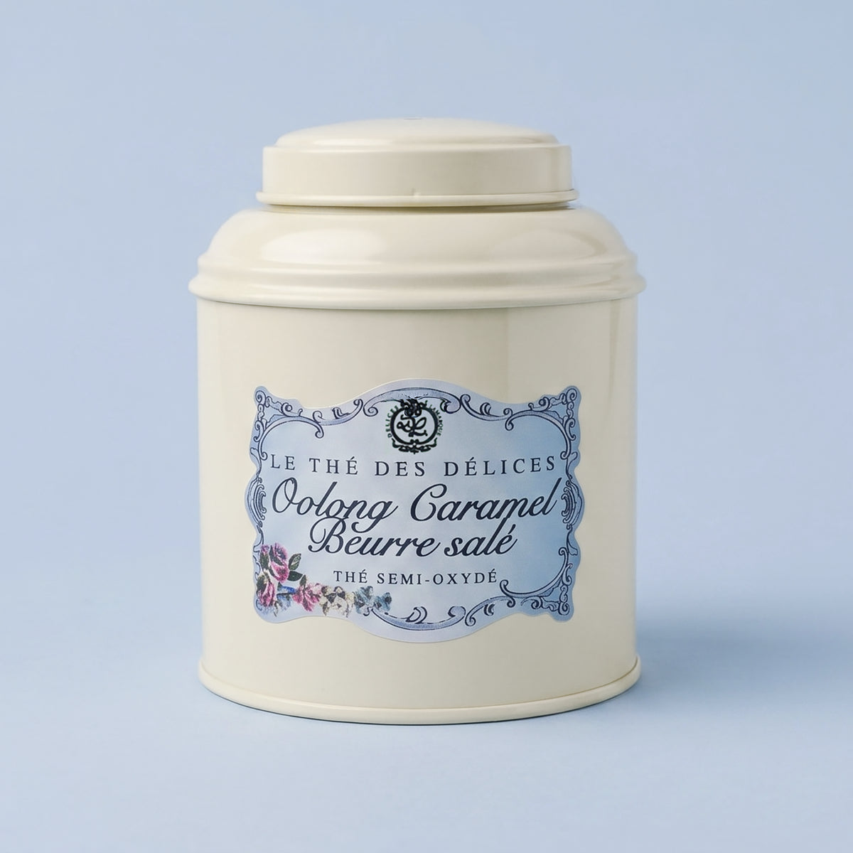 boite de thé oolong caramel,  delices lamarque