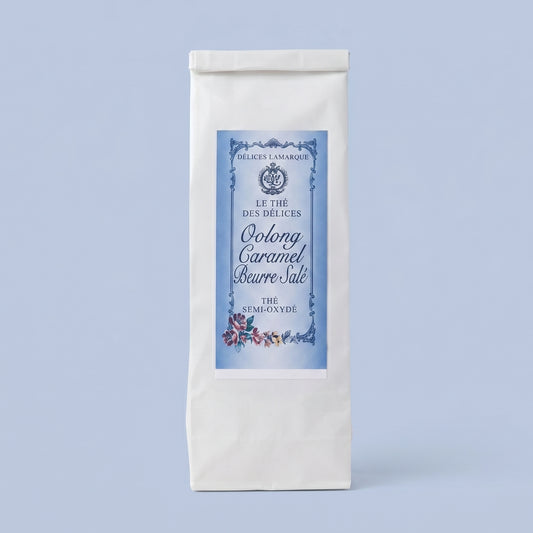 Thé vrac Oolong au Caramel beurre salé – Évasion gourmande bretonne – 100grammes