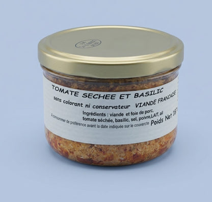 Terrine à la tomate séchée et au basilic (180g)