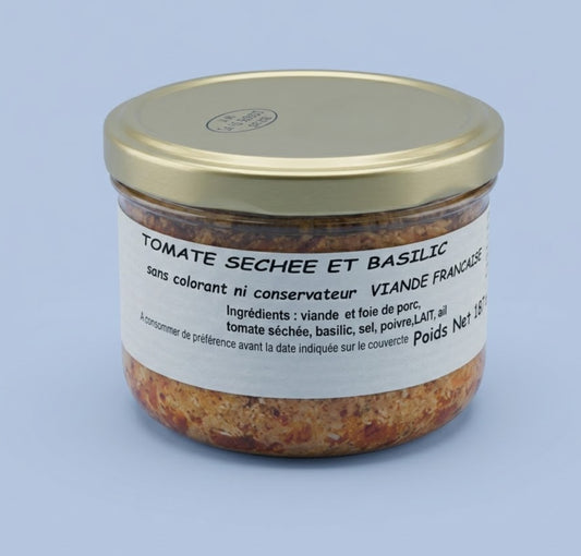 Terrine à la tomate séchée et au basilic (180g)